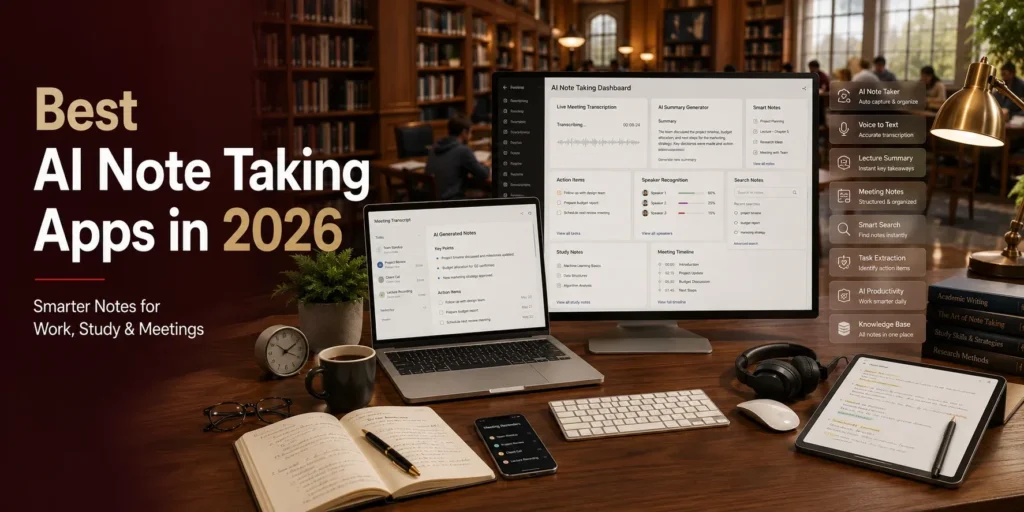 AI note taking apps